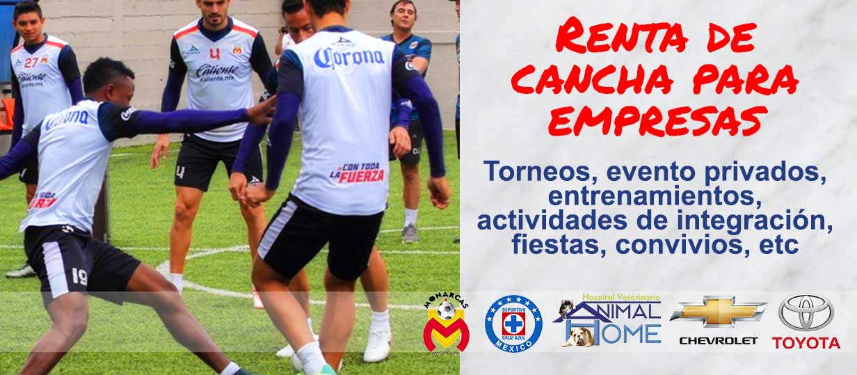 Renta de Cancha de Futbol para Empresas Mexico DF